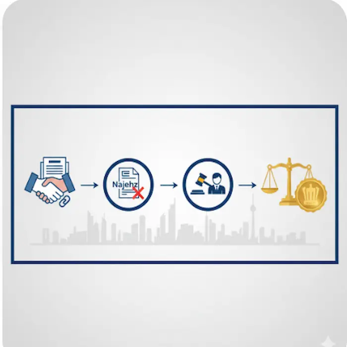 إجراءات رفع دعوى قضائية ضد شركة في السعودية