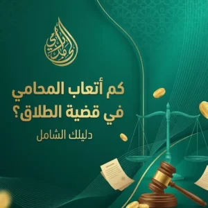 كم اتعاب المحامي في قضية الطلاق