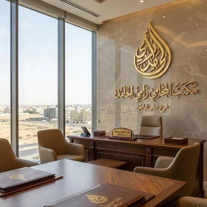 مكتب المحامي رامي الحامد في حفر الباطن: الحماية القانونية في عاصمة الربيع 1 محامي حفر الباطن