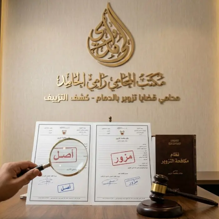 محامي قضايا تزوير بالدمام