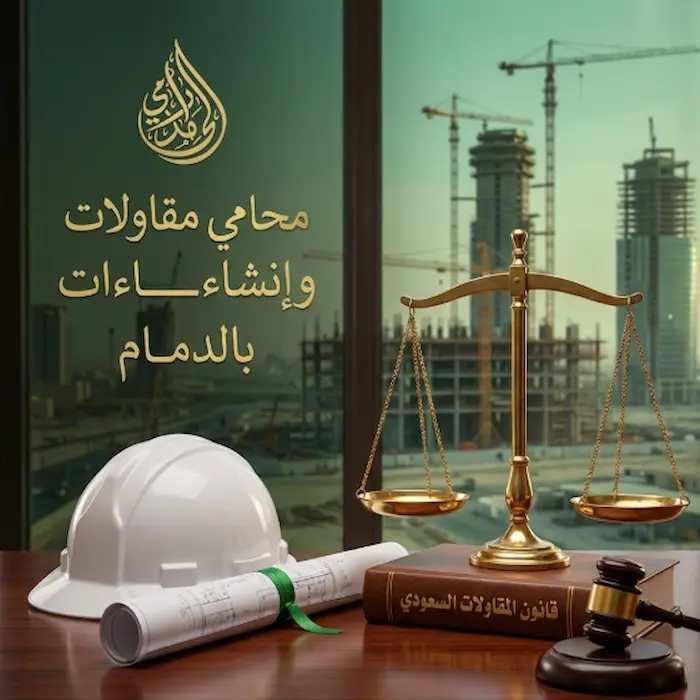 محامي مقاولات الدمام: الدرع القانوني لمشاريع البنية التحتية والتطوير العمراني 1 محامي مقاولات في الدمام