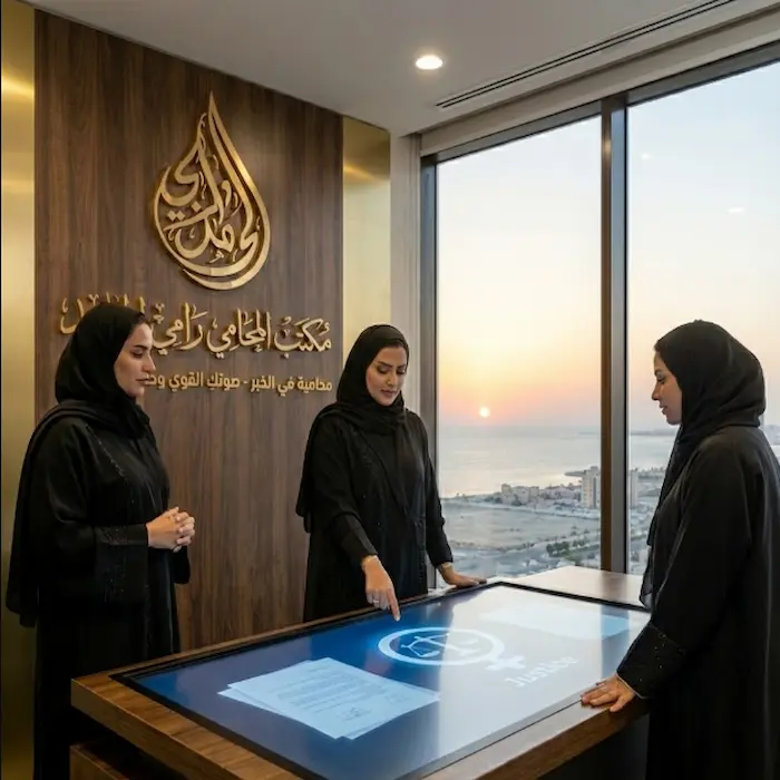 محامية في الخبر: عندما تجتمع "الرقة الإنسانية" مع "الشراسة القانونية" 1 محامية في الخبر, محاميات بالخبر