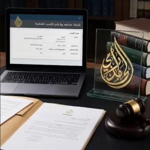 محكوم بها ولم تكتسب القطعية